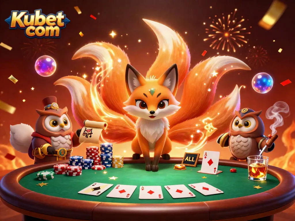 Experience thrilling gameplay at Kubet com with vibrant characters and dynamic casino elements.
