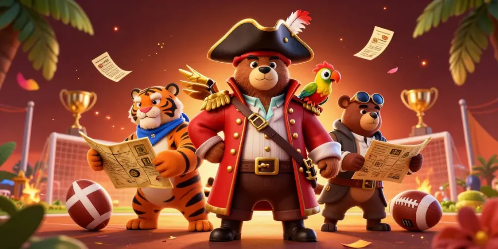 Experience the excitement of vsbet bóng đá with a dynamic sports-themed illustration featuring engaging characters and betting elements.