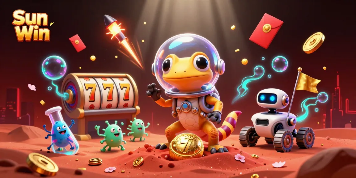 Experience thrilling gameplay at Sun Win with spinning slot reels and exciting casino elements.