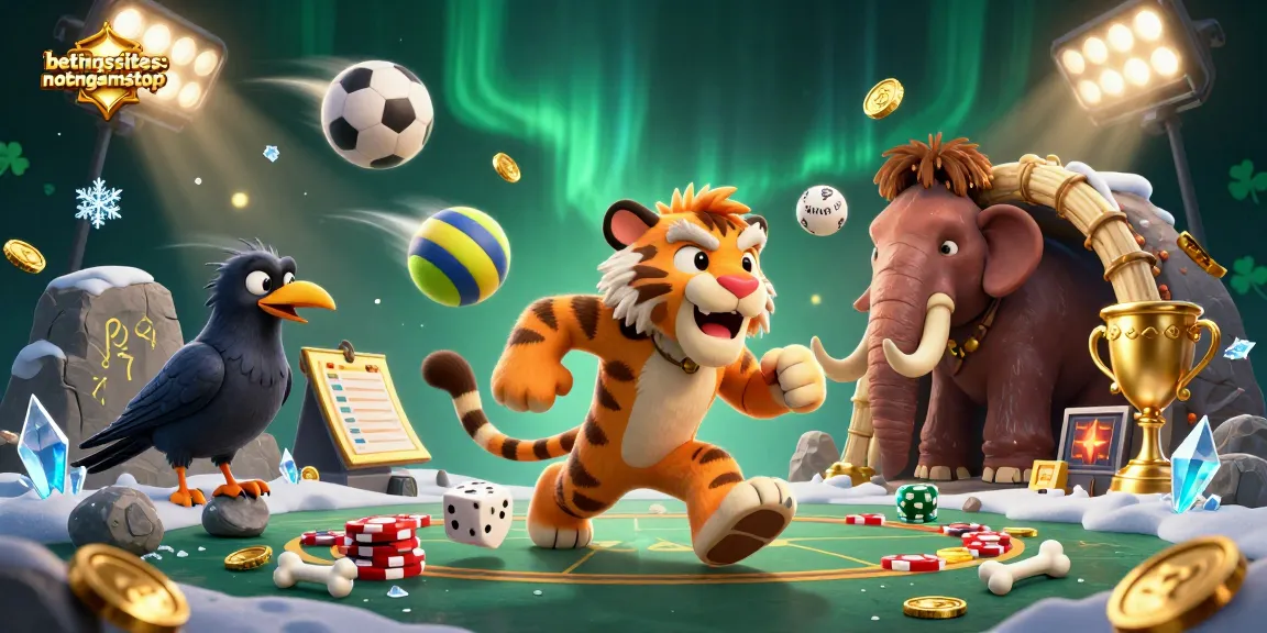 Engage with bettingsitesnotongamstop through thrilling sports betting depicted in a vibrant, dynamic 3D scene.