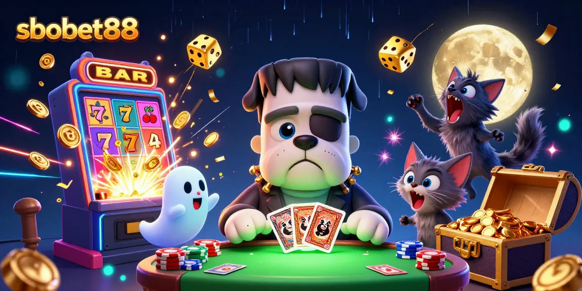 Taruhan sbobet88 di meja hijau dengan unsur kasino dan monster unik yang menarik perhatian.