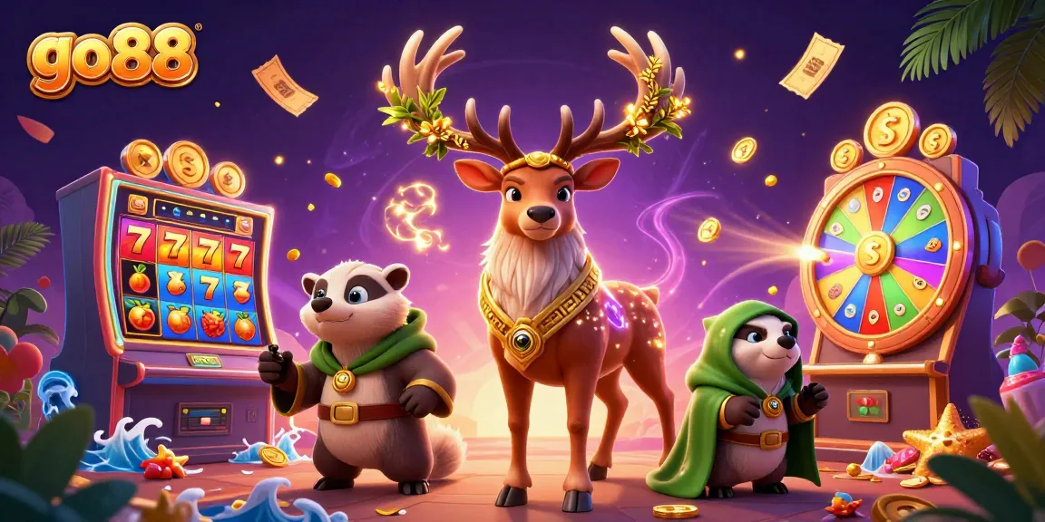 Experience the thrill at go88 with vibrant slot games and enchanting 3D characters.