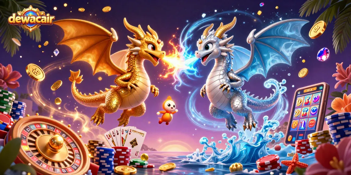 Play exciting games and win at dewacair featuring dragons, coins, and thrilling casino elements.
