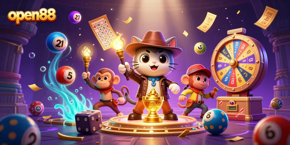Engage with open88 to discover golden casino artifacts and thrilling games in an adventurous scene.