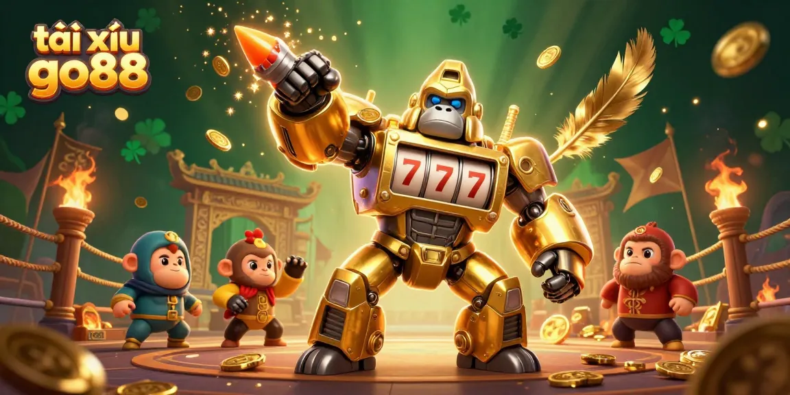 Win big with tài xỉu go88's thrilling gameplay and vibrant casino atmosphere in a dynamic 3D illustration.
