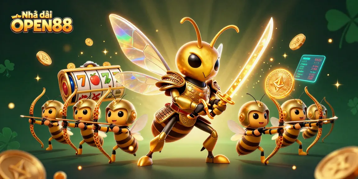 Engage with Nhà cái OPEN88 by experiencing exciting slot games amidst a vibrant digital casino atmosphere.