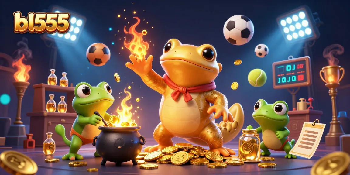 Experience the thrill with bl555 as the golden salamander alchemist transforms base metals to riches in a vibrant casino scene.