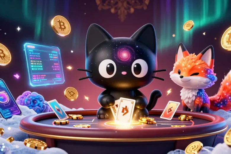 Engage in U31 with exciting cosmic casino games featuring a black hole cat and colorful fox.
